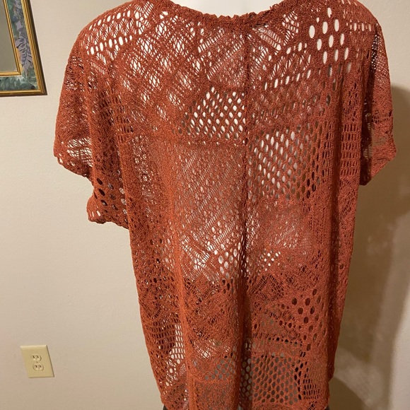 3 for $20 Maria Gabrielle 2X crocheted blouse - Picture 5 of 6